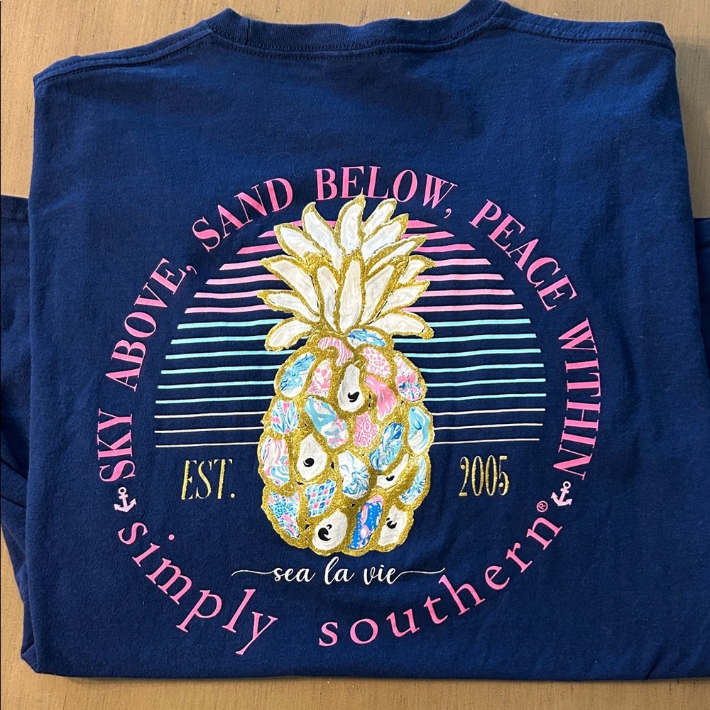 Simply Southern 
Blue Pineapple Tee
